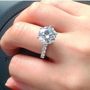 Luxury Zinc Alloy Cubic Zirconia Gemstones Ring | For Women | Engagement Ring